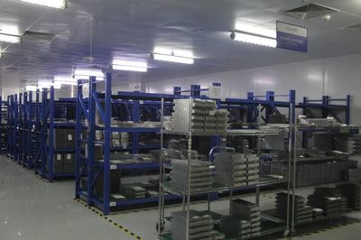 產(chǎn)品放置區(qū)一角。