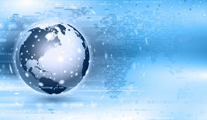 信息科技背景矢量素材 數(shù)字時(shí)代的視覺(jué)橋梁